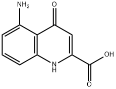 2-Quinolinecarboxylicacid,5-amino-1,4-dihydro-4-oxo-(9CI) 结构式