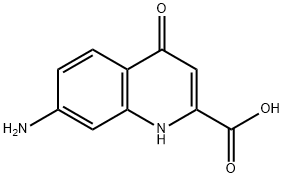 2-Quinolinecarboxylicacid,7-amino-1,4-dihydro-4-oxo-(9CI) 结构式