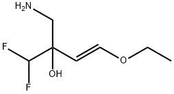 3-Buten-2-ol, 2-(aminomethyl)-4-ethoxy-1,1-difluoro-, (3E)- 结构式