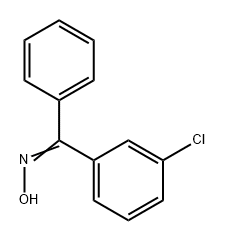 Methanone, (3-chlorophenyl)phenyl-, oxime 结构式