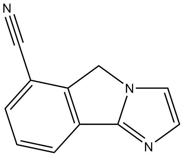 5H-Imidazo[2,1-a]isoindole-6-carbonitrile 结构式