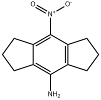 8-硝基-1,2,3,5,6,7-六氢-S-INDACEN-4-胺 结构式