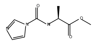 L-Alanine, N-(1H-imidazol-1-ylcarbonyl)-, methyl ester 结构式