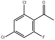 Ethanone, 1-(2,4-dichloro-6-fluorophenyl)- 结构式