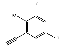 Phenol, 2,4-dichloro-6-ethynyl- 结构式