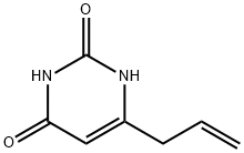 6-烯丙基嘧啶-2,4(1H,3H)-二酮 结构式