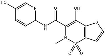 5-羟基替诺昔康 结构式