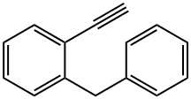 Benzene, 1-ethynyl-2-(phenylmethyl)- 结构式