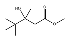 Pentanoic acid, 3-hydroxy-3,4,4-trimethyl-, methyl ester 结构式