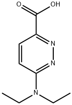 6-(diethylamino)pyridazine-3-carboxylic acid 结构式