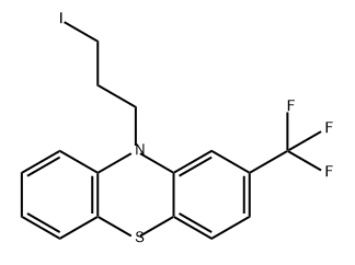 10-(3-碘丙基)-2-(三氟甲基)-10H-吩噻嗪 结构式