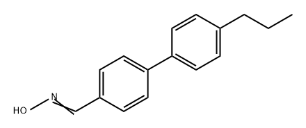 [1,1'-Biphenyl]-4-carboxaldehyde, 4'-propyl-, oxime 结构式