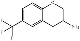 6-(TRIFLUOROMETHYL)CHROMAN-3-AMINE 结构式