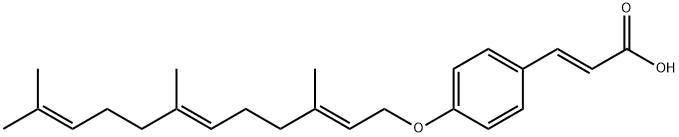 p-O-Farnesylcoumaric acid 结构式