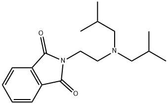 1H-Isoindole-1,3(2H)-dione, 2-[2-[bis(2-methylpropyl)amino]ethyl]- 结构式