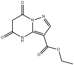 ethyl 5,7-dioxo-4,5,6,7-tetrahydropyrazolo[1,5-a]pyrimidine-3-carboxylate 结构式