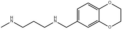 1,?3-?Propanediamine, N1-?[(2,?3-?dihydro-?1,?4-?benzodioxin-?6-?yl)?methyl]?-?N3-?methyl- 结构式