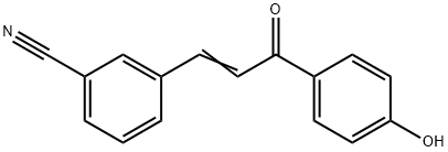 3-氰基-4'-羟基白垩 结构式