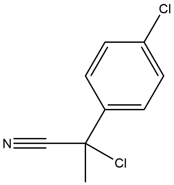 Benzeneacetonitrile, α,4-dichloro-α-methyl- 结构式