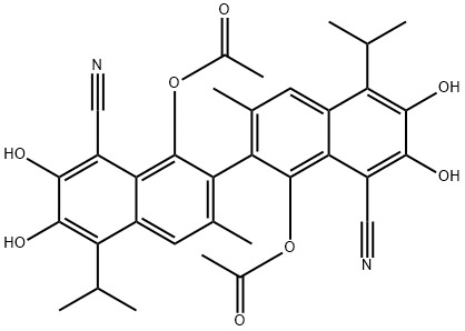 gossylic nitrile-1,1'-diacetate 结构式