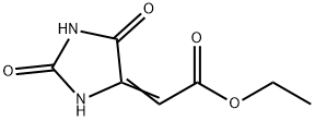 Acetic acid, 2-(2,5-dioxo-4-imidazolidinylidene)-, ethyl ester 结构式