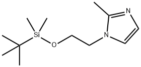 1H-Imidazole, 1-[2-[[(1,1-dimethylethyl)dimethylsilyl]oxy]ethyl]-2-methyl- 结构式