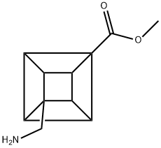 methyl 4-(aminomethyl)cubane-1-carboxylate 结构式