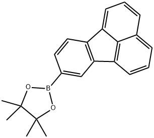 8-(荧蒽)硼酸频哪醇酯 结构式