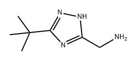 (5-(叔丁基)-4H-1,2,4-三唑-3-基)甲胺 结构式