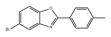 Benzoxazole, 5-bromo-2-(4-methylphenyl)- 结构式