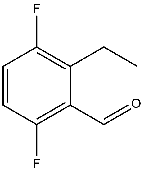 2-Ethyl-3,6-difluorobenzaldehyde 结构式