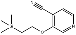 4-Pyridinecarbonitrile, 3-[2-(trimethylsilyl)ethoxy]- 结构式