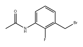 Acetamide, N-[3-(bromomethyl)-2-fluorophenyl]- 结构式