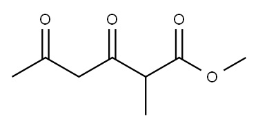 Hexanoic acid, 2-methyl-3,5-dioxo-, methyl ester 结构式
