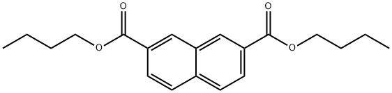 2,7-萘二羧酸二丁酯 结构式