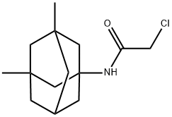 Acetamide, 2-chloro-N-(3,5-dimethyltricyclo[3.3.1.13,7]dec-1-yl)- 结构式