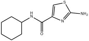 4-Thiazolecarboxamide, 2-amino-N-cyclohexyl- 结构式