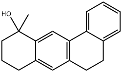 Benz[a]anthracen-11-ol, 5,6,8,9,10,11-hexahydro-11-methyl- 结构式