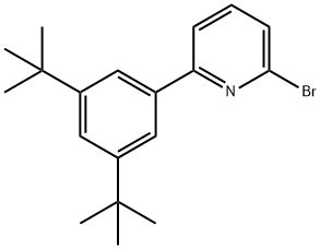 2-Bromo-6-(3,5-di-tert-butylphenyl)pyridine 结构式