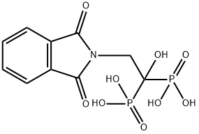 Phosphonic acid, P,P'-[2-(1,3-dihydro-1,3-dioxo-2H-isoindol-2-yl)-1-hydroxyethylidene]bis- 结构式