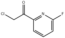 2-氯-1-(6-氟吡啶-2-基)乙-1-酮 结构式