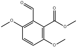 Benzoic acid, 2-formyl-3,6-dimethoxy-, methyl ester 结构式
