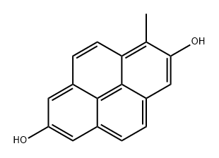 2,7-Pyrenediol, 1-methyl- 结构式