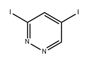 3,5-二碘哒嗪 结构式