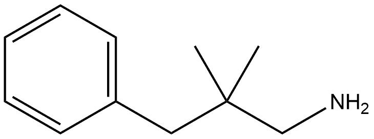 2,2-Dimethyl-3-phenylpropan-1-amine 结构式