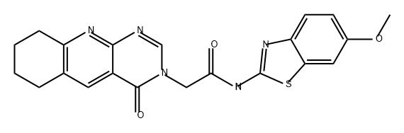 化合物 SARS-COV-2 NSP13-IN-6 结构式