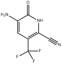 5-氨基-6-氧代-3-(三氟甲基)-1,6-二氢吡啶-2-腈 结构式