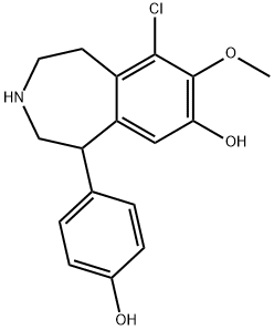 7-methoxyfenoldopam 结构式