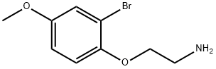 2-(2-Bromo-4-methoxyphenoxy)ethan-1-amine 结构式