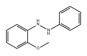 Hydrazine, 1-(2-methoxyphenyl)-2-phenyl- 结构式